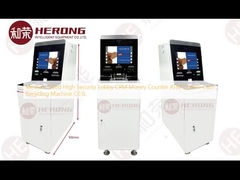ขนาดกลาง ความปลอดภัยสูง โลบี้ CRM เงิน เคาน์เตอร์ ATM ระบบ เครื่องรีไซเคิลเงินสด C03L