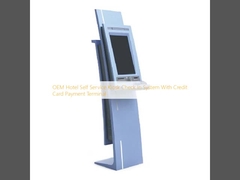 OEM โรงแรม Self Service Kiosk ระบบเช็คอิน พร้อมเทอร์มินอลการชําระเงินบัตรเครดิต