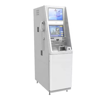 หน้าจอสัมผัสเครื่องฝากเงินสดแบบบริการตนเอง ถอนเงินสดเครื่อง CDM Kiosk Machine