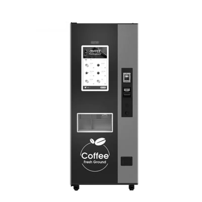หน้าจอสัมผัสขนาด 22 นิ้วบริการตนเองถ้วยกาแฟสำเร็จรูป OEM ODM Kiosk Machine