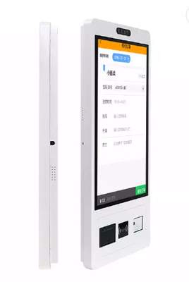 สั่งซื้อด้วยตนเอง ชำระเงิน หน้าจอสัมผัสเครื่องสแกนบาร์โค้ด kiosk