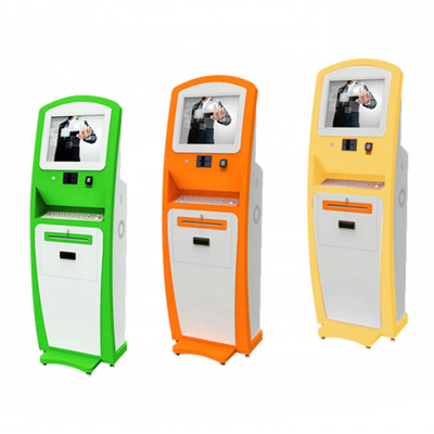 เครื่องจำหน่ายตั๋วอัตโนมัติ เครื่องอ่านบัตรเงินสด เครื่องอ่านบัตร Kiosk สำหรับในร่ม