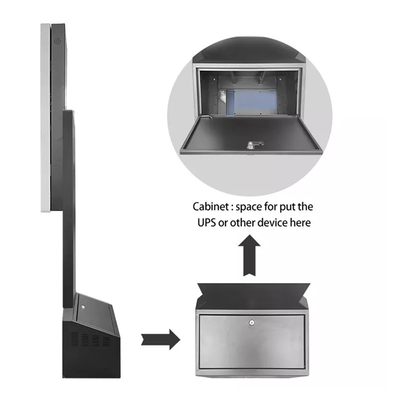 Stand Alone Self Order Ticket Kiosk Machine บริการ ชำระเงิน เครื่องพิมพ์ตั๋ว pc panel