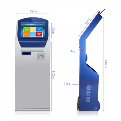 หน้าจอสัมผัสตู้จำหน่ายตั๋วอัตโนมัติ Kiosk Contactless Payment Machine