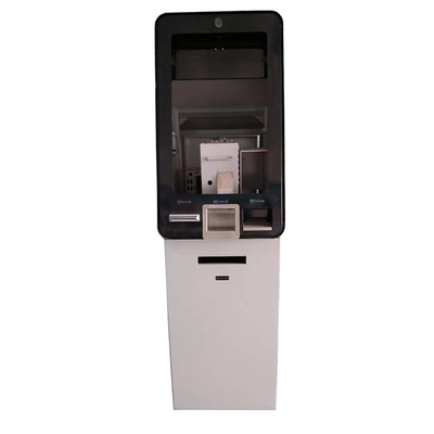 2.7 '' CMOS Camera Bank ATMs RFID พร้อมเครื่องรับเงินสดแบบสัมผัสหน้าจอคู่