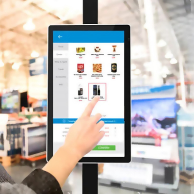 กล้อง HD แบบบริการตนเอง Kiosk Airport Super Market Payment