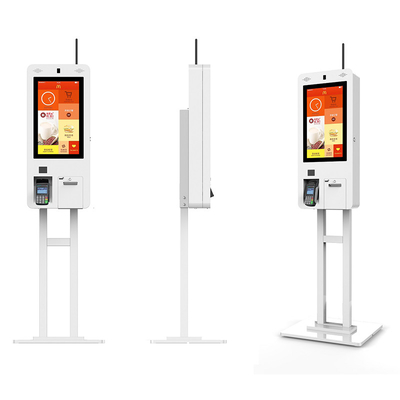 ตู้สั่งซื้อด้วยตนเองอัจฉริยะสำหรับร้านอาหารจานด่วน Bill QR Scanner ตู้ชำระเงิน