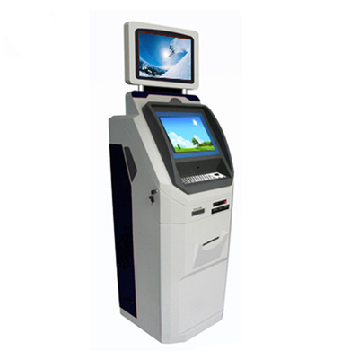 เครื่อง Atm แบบหน้าจอคู่ การชำระบิลธนาคารสำหรับเงินสดเข้าและออก