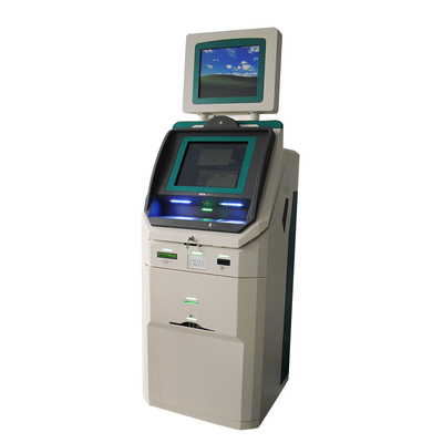เครื่อง Atm แบบหน้าจอคู่ การชำระบิลธนาคารสำหรับเงินสดเข้าและออก