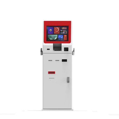 หน้าจอสัมผัสสั่งซื้อตู้ชำระเงินด้วยตนเองพร้อมเครื่องสแกนบาร์โค้ด