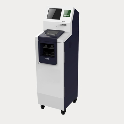 เครื่องฝากเงินสดแบบตั้งพื้นแบบบริการตนเอง CDM 17 14 หน้าจอสัมผัสขนาด 15 นิ้ว