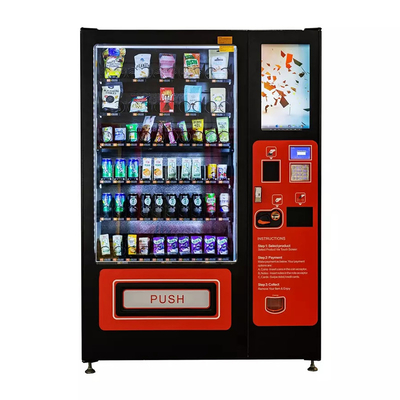 เครื่องขายเอง Kiosk สําหรับชา กาแฟ นมเครื่องดื่ม เครื่องดื่มร้อน จอสัมผัสที่ฉลาด