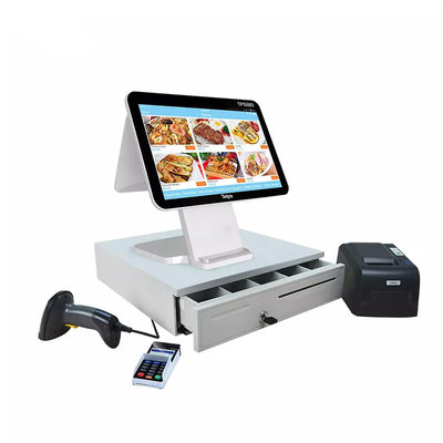 ซูเปอร์มาร์เก็ตตู้ชำระเงินด้วยตนเอง Terminal 2 Touch Screen สำหรับธุรกิจขนาดเล็ก