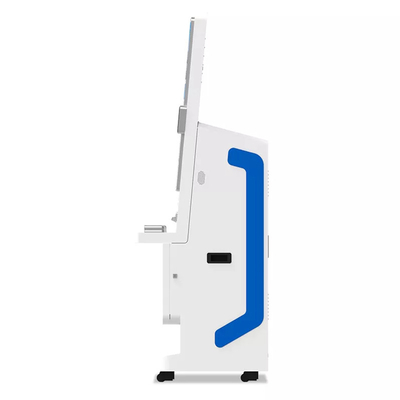 ตู้ชำระเงินแบบบริการตนเองขนาด 32 "หน้าจอเทอร์มินัลการจดจำใบหน้าพร้อมระบบวัดอุณหภูมิ