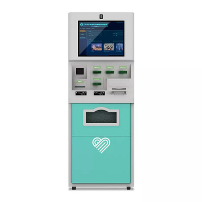 Red White 8ms 64GB ROM Atm Automatic Teller Machine สำหรับโรงแรม