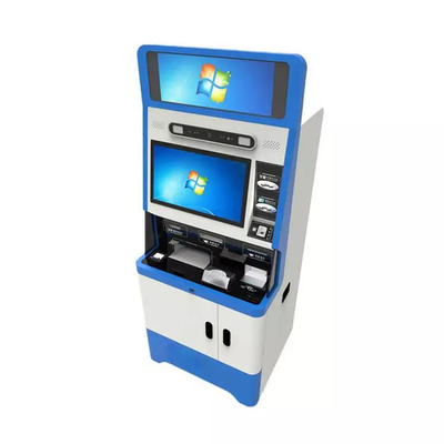 เครื่องกดเงินสด ATM หน้าจอเดียว 128GB ในระบบการจราจรของธนาคาร