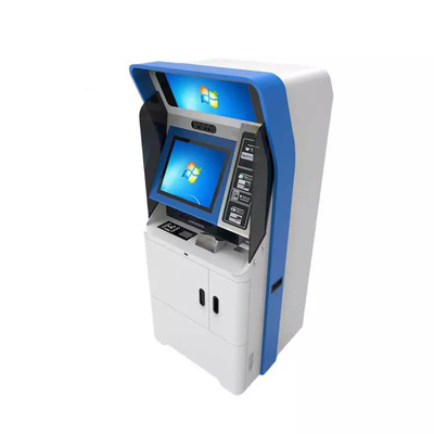 เครื่องกดเงินสด ATM หน้าจอเดียว 128GB ในระบบการจราจรของธนาคาร