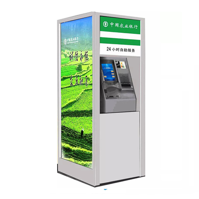 จอภาพ 19 นิ้ว 220V ตู้ชำระเงินด้วยตนเองเครื่องแลกเปลี่ยนเงินตรา Atm