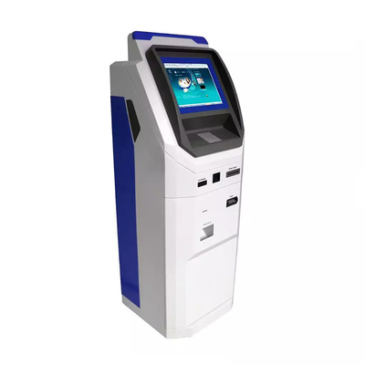CPU I3 120G เครื่องกดเงินสด ATM หน้าจอสัมผัสแบบ Double Touch ตู้บริการตนเอง