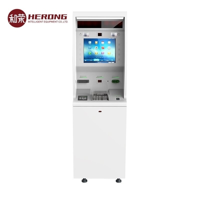 ห้องล็อบบี้ความปลอดภัยสูง CRM เครื่อง ATM เครื่องคอนเตอร์เงิน ระบบรีไซเคิลเงินสด