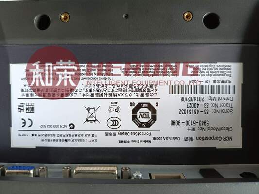 ใหม่คุณภาพสูง NCR ATM ส่วนหน่วยแสดงผล LED ขนาด 15 นิ้วพร้อมอินเทอร์เฟซ USB | รหัสสินค้า: 5943-5100-9090, 594351009090 | ข้อมูลจำเพาะด้านพลังงาน: 12V DC 2.0A