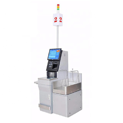 หน้าจอสัมผัสระบบ RFID Self Service Pos เครื่องบริการตนเองในซูเปอร์มาร์เก็ต