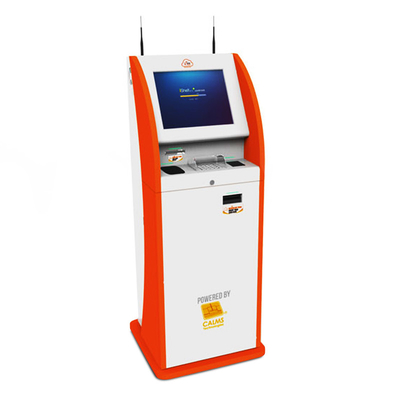 ตู้กดเงินสดธนาคารแบบบริการตนเอง 240V ตู้เอทีเอ็มถอนเงิน