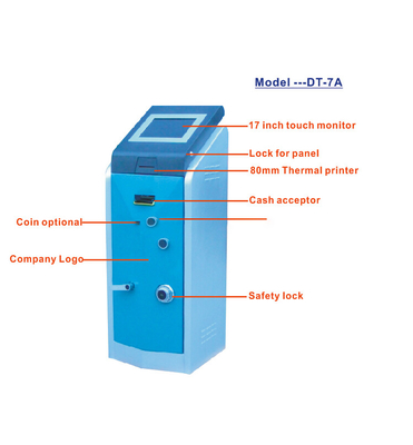 Smart Hotel 8ms Card Dispenser Kiosk เครื่องชำระเงินแบบบริการตนเอง