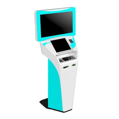 ร้านอาหารกาแฟบริการตนเองสั่งซื้อ Kiosk Outdoor Ipad Kiosk Dual Screen