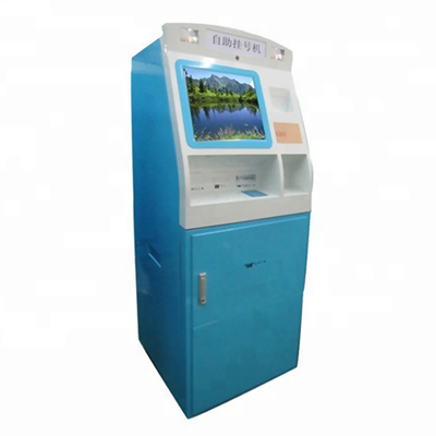 เครื่องเทอร์มินัลตู้ชำระเงินด้วยตนเองในร่ม 220V พร้อมจอ LCD