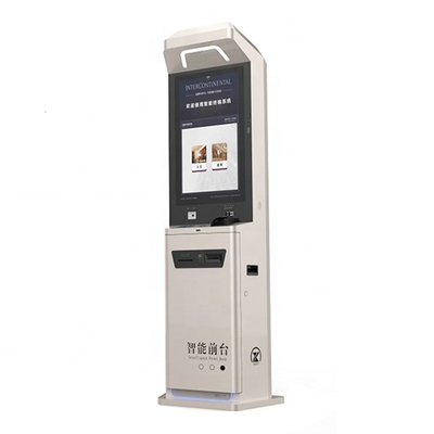 จอ LCD Totem Totem ของรัฐบาลหน้าจอสัมผัสพร้อมเครื่องพิมพ์คีย์บอร์ด