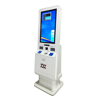 จอ LCD Totem Totem ของรัฐบาลหน้าจอสัมผัสพร้อมเครื่องพิมพ์คีย์บอร์ด