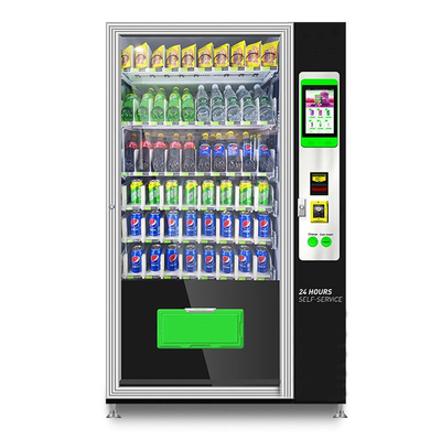 เครื่องจำหน่ายขนมขบเคี้ยวและโซดาแบบผสมผสาน Kiosk Machine ขนาด 10 นิ้ว