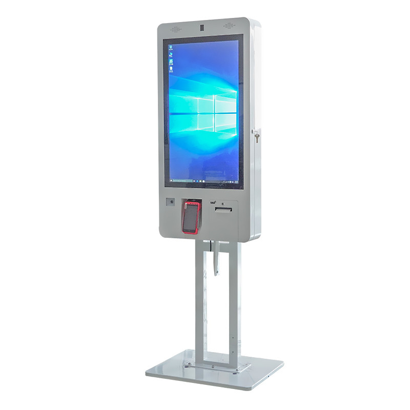 ตู้สั่งซื้อด้วยตนเองอัจฉริยะสำหรับร้านอาหารจานด่วน Bill QR Scanner ตู้ชำระเงิน