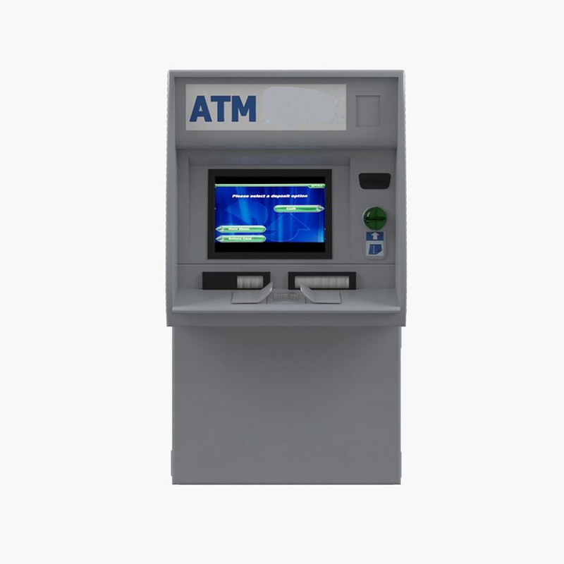 เครื่องกดเงินสด ATM สีแบบกำหนดเองพร้อมจอ LCD Multitouch ขนาด 15 นิ้ว
