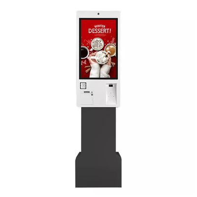 Stand Alone Self Order Ticket Kiosk Machine บริการ ชำระเงิน เครื่องพิมพ์ตั๋ว pc panel