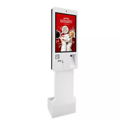 Stand Alone Self Order Ticket Kiosk Machine บริการ ชำระเงิน เครื่องพิมพ์ตั๋ว pc panel