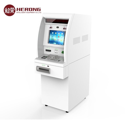 ระบบรีไซเคิลเงินสดสีขาว 1850 มม ความปลอดภัยสูง ผ่านเครื่อง CRM ผนัง