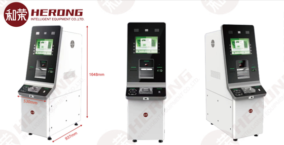 โลบี้ความปลอดภัยสูง CRM เครื่องคอนเตอร์เงิน ระบบATM เครื่องรีไซเคิลเงินสด R06L